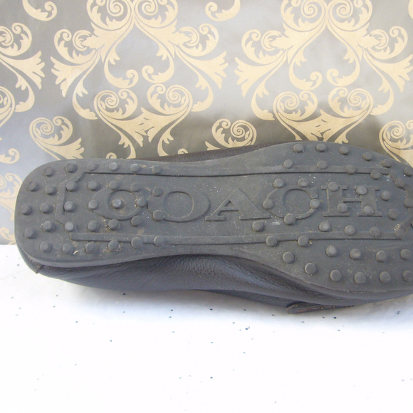 Coach Brown Pebbled Leather Loafer - - Picture 5 of 8